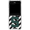 Michigan State University Spartans S Chevron Galaxy Z Flip6 Clear Case